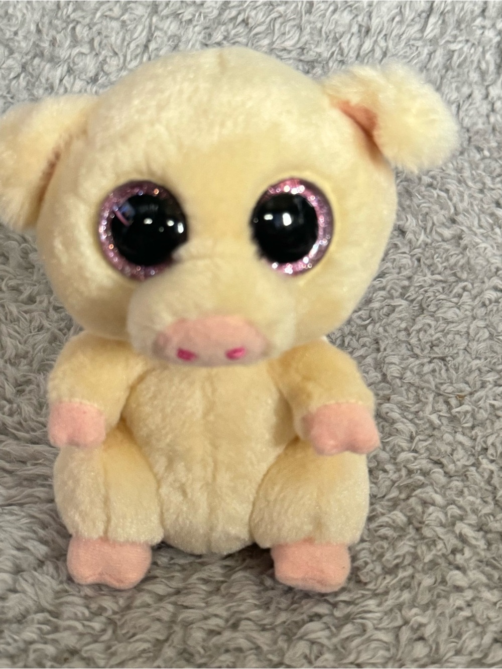 Ty Beanie Boos Piggley the Pig Plush 6” Stuffed Animal Soft Toy